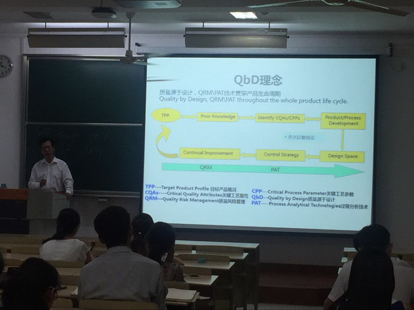 万全药企集团高级工程师宋云强来院讲座
