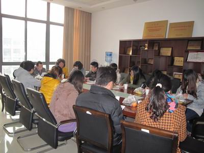 2013年度药学院学生党支部书记座谈会